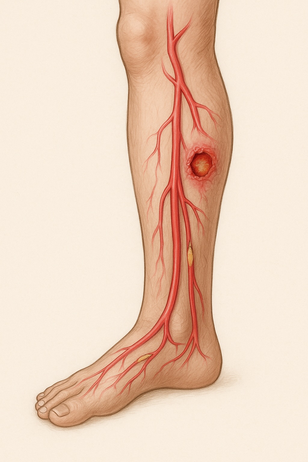 🛑 Úlceras Arteriales en las Piernas: Señales de Alerta, Causas y Tratamiento Por Dr. Juan Ignacio Pardo – Cirujano Vascular y Endovascular Centro Médico Paleari – Recoleta, CABA